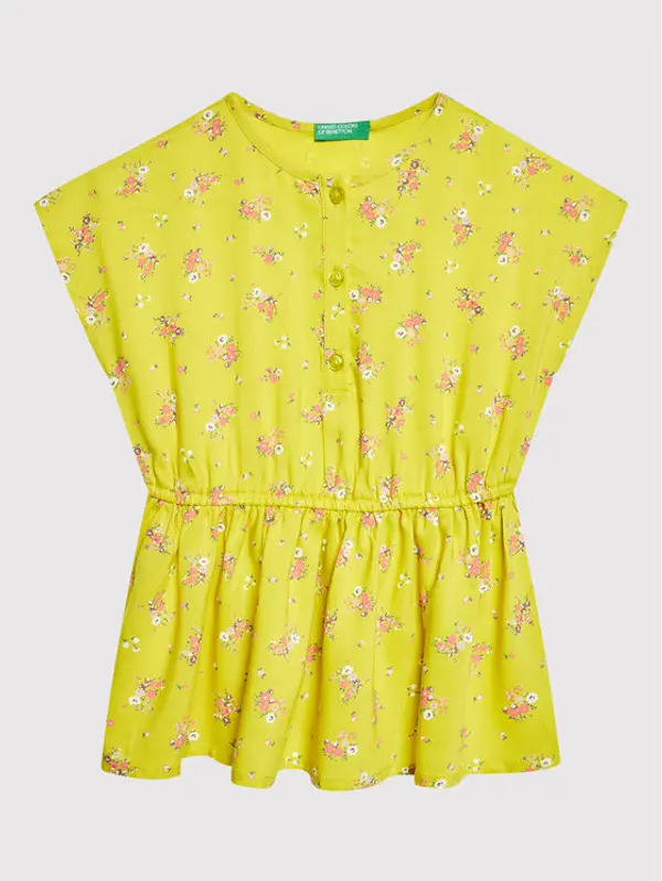 United Colors of Benetton United Colors Of Benetton Ljetna haljina 49RUGV008 Zelena Regular Fit