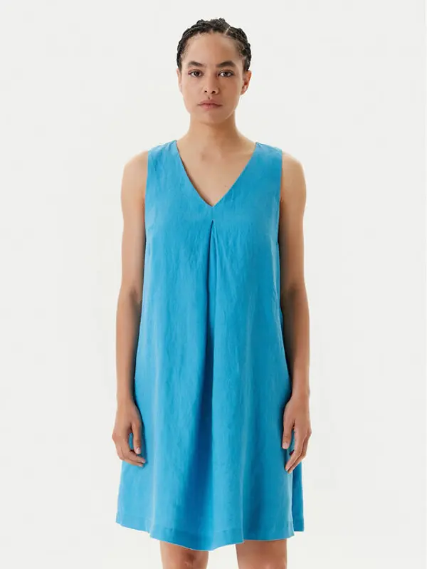 United Colors of Benetton United Colors Of Benetton Ljetna haljina 4AGHDV0AX Plava Relaxed Fit
