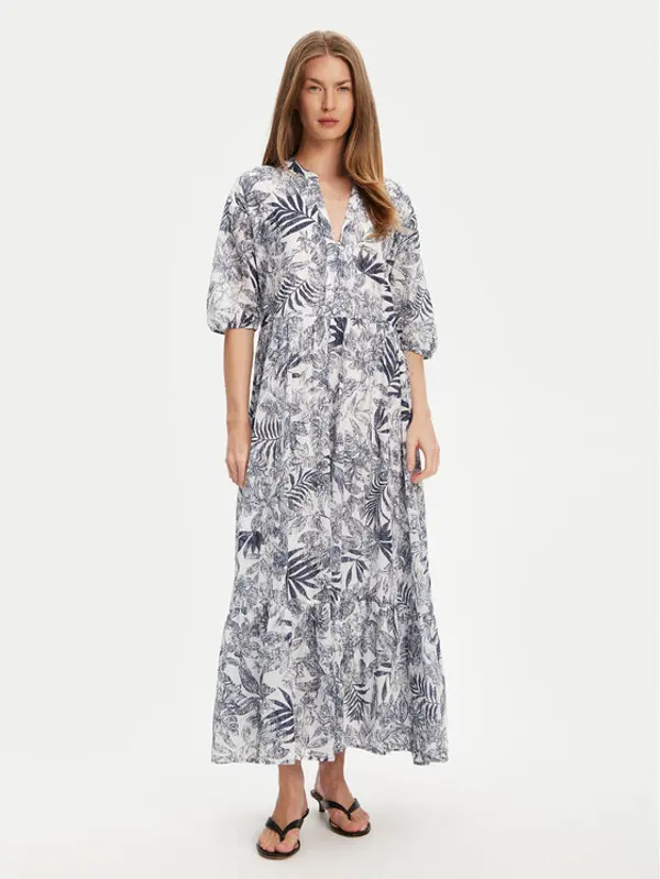 United Colors of Benetton United Colors Of Benetton Ljetna haljina 4ENDDV0BT Plava Relaxed Fit
