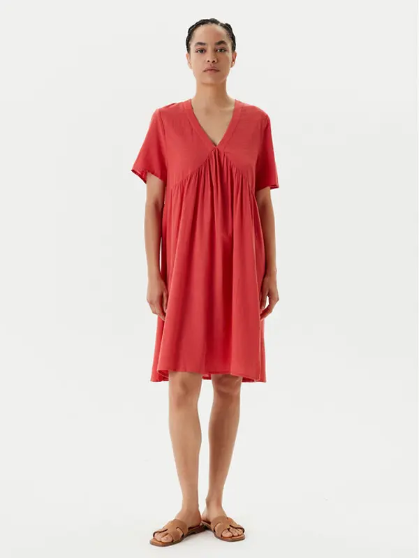 United Colors of Benetton United Colors Of Benetton Ljetna haljina 4PQNDV0BS Crvena Relaxed Fit