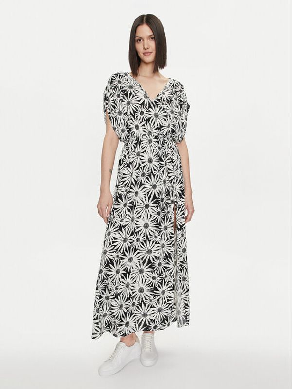 United Colors Of Benetton United Colors Of Benetton Ljetna haljina 4R5N5V01O Crna Regular Fit