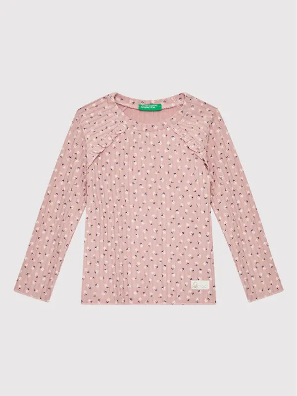 United Colors of Benetton United Colors Of Benetton Majica 30J9G104Q Ružičasta Regular Fit