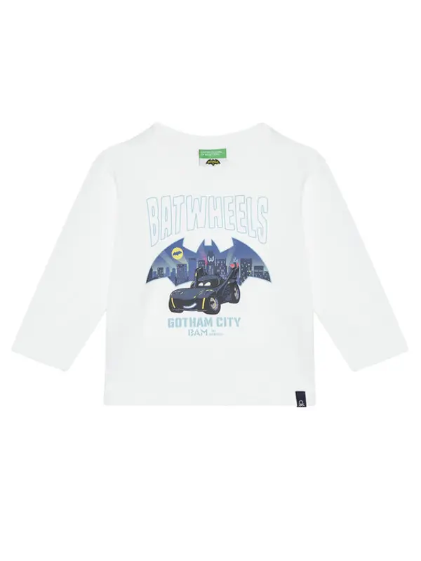 United Colors of Benetton United Colors Of Benetton Majica 35RYG10KE Bijela Regular Fit