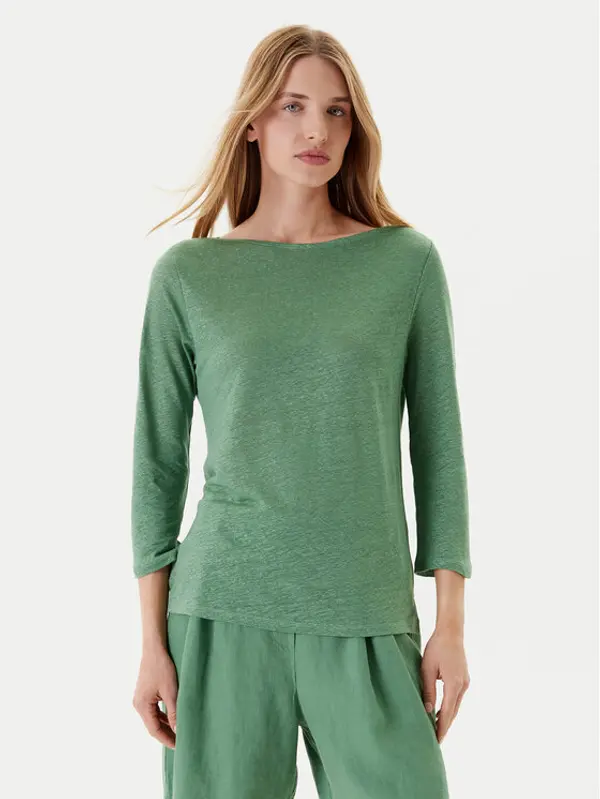 United Colors of Benetton United Colors Of Benetton Majica 37UJD109X Zelena Regular Fit