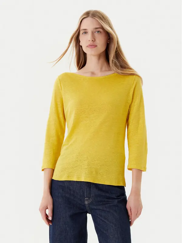United Colors of Benetton United Colors Of Benetton Majica 37UJD109X Žuta Regular Fit