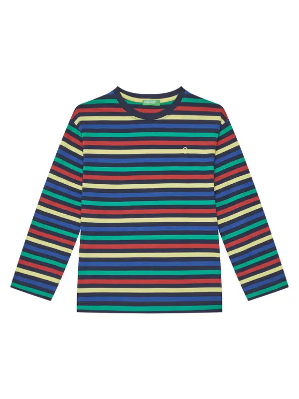 United Colors of Benetton United Colors Of Benetton Majica 3FNLC10QB Šarena Regular Fit