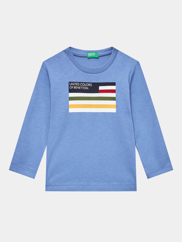 United Colors Of Benetton United Colors Of Benetton Majica 3I1XG10A8 Plava Regular Fit