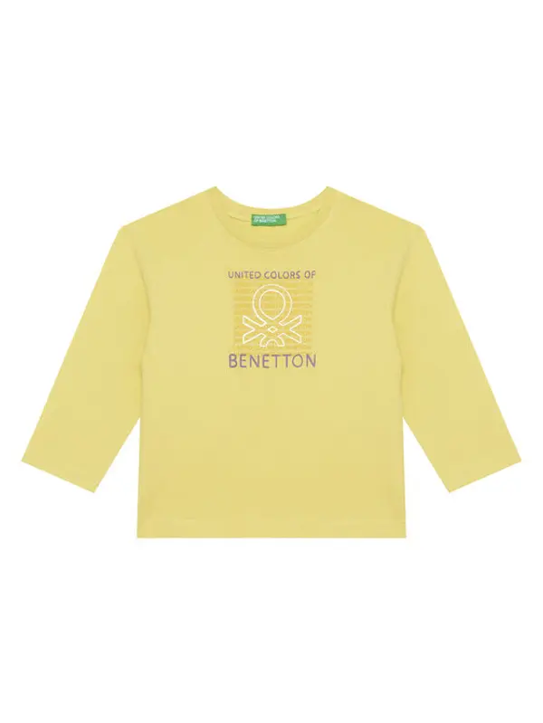 United Colors of Benetton United Colors Of Benetton Majica 3I1XG10JZ Zelena Regular Fit