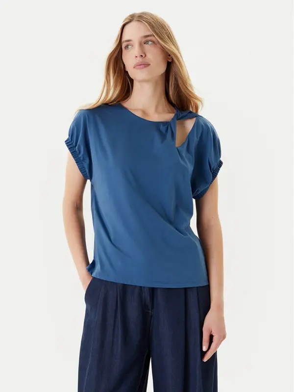 United Colors of Benetton United Colors Of Benetton Majica 3J5CD109V Tamnoplava Relaxed Fit
