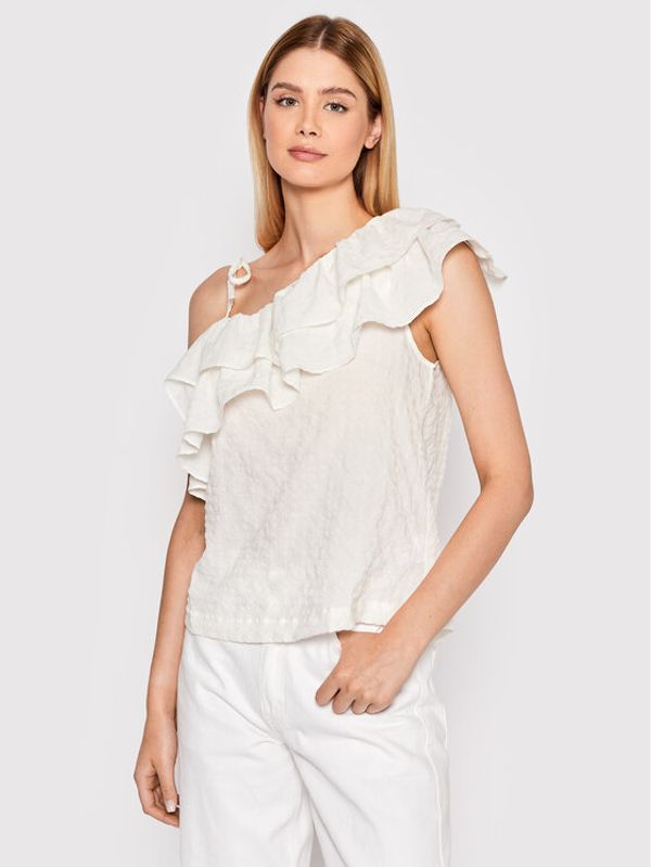 United Colors Of Benetton United Colors Of Benetton Majica 5ZRPDH002 Bijela Regular Fit