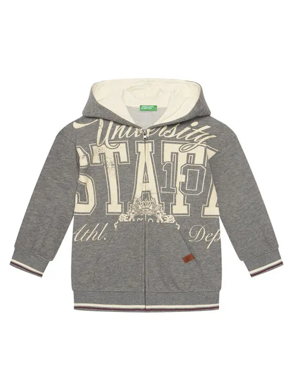 United Colors of Benetton United Colors Of Benetton Majica dugih rukava 32N4C505B Siva Regular Fit