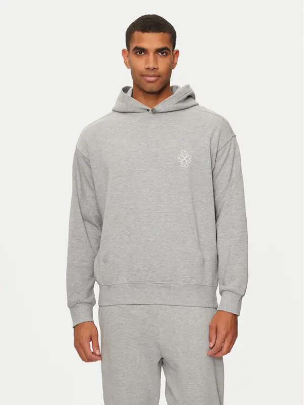 United Colors of Benetton United Colors Of Benetton Majica dugih rukava 342ZU201M Siva Regular Fit
