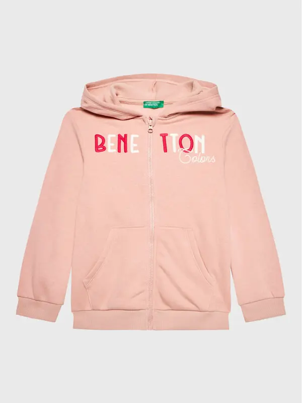 United Colors of Benetton United Colors Of Benetton Majica dugih rukava 35TMG501H Ružičasta Regular Fit