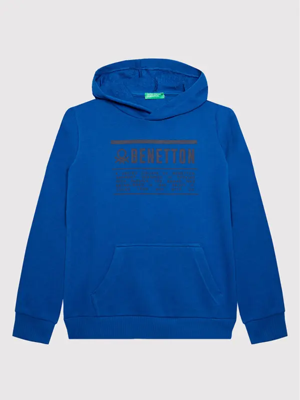 United Colors of Benetton United Colors Of Benetton Majica dugih rukava 3J68C200V Tamnoplava Regular Fit