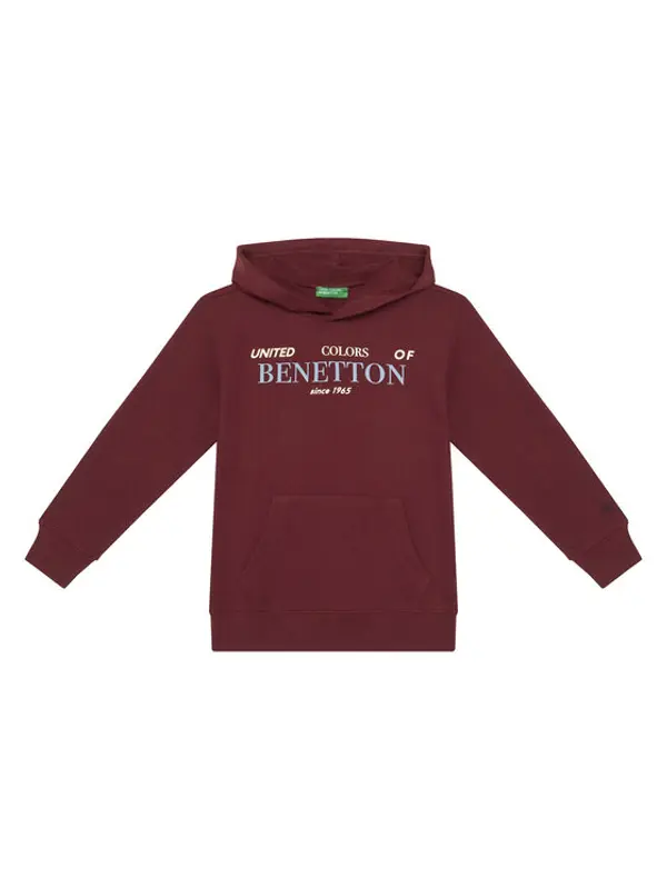 United Colors of Benetton United Colors Of Benetton Majica dugih rukava 3J68C204V Tamnocrvena Regular Fit