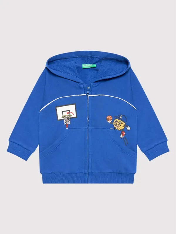 United Colors of Benetton United Colors Of Benetton Majica dugih rukava 3J68C5936 Plava Regular Fit