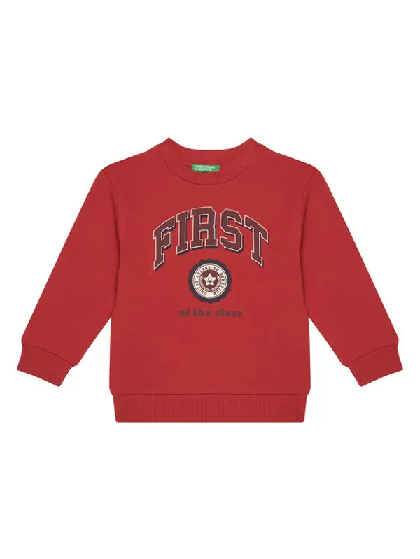United Colors of Benetton United Colors Of Benetton Majica dugih rukava 3J68G10KN Crvena Relaxed Fit
