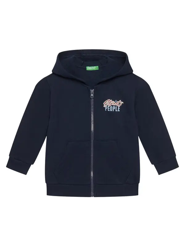 United Colors of Benetton United Colors Of Benetton Majica dugih rukava 3J68G503Y Tamnoplava Relaxed Fit
