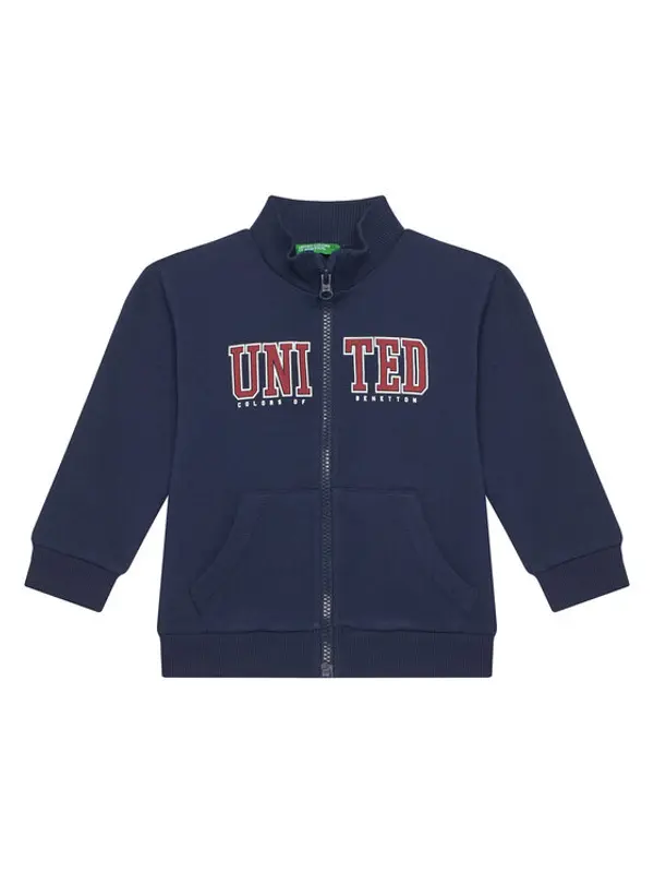United Colors of Benetton United Colors Of Benetton Majica dugih rukava 3J70G5033 Tamnoplava Regular Fit