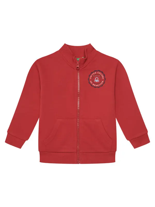 United Colors of Benetton United Colors Of Benetton Majica dugih rukava 3J70G503X Crvena Regular Fit
