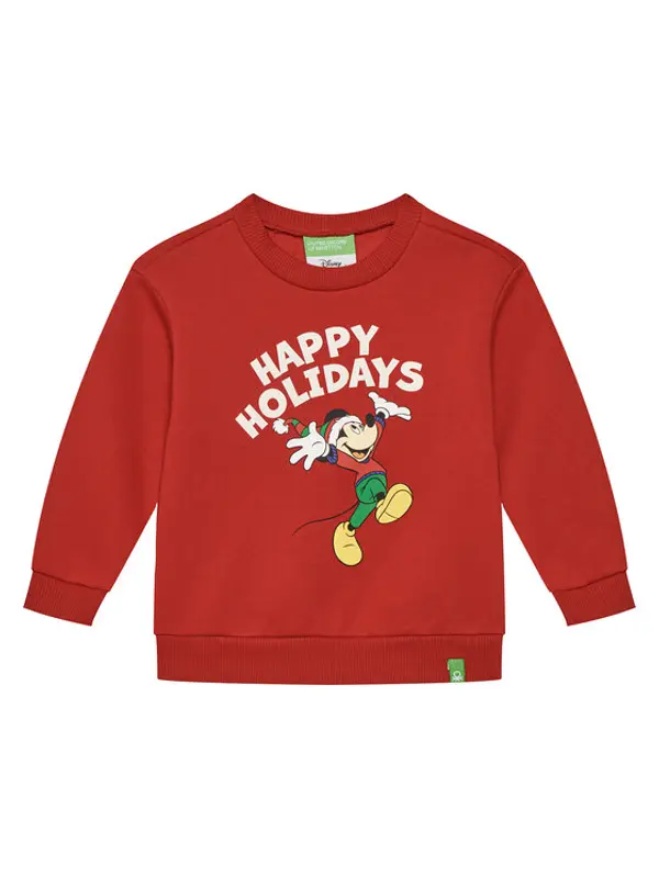 United Colors of Benetton United Colors Of Benetton Majica dugih rukava 3J73G10GN Crvena Regular Fit
