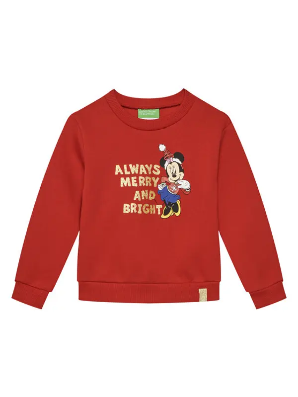 United Colors of Benetton United Colors Of Benetton Majica dugih rukava 3J73G10GO Crvena Regular Fit