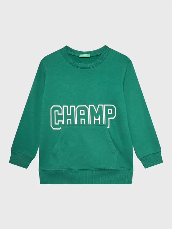 United Colors of Benetton United Colors Of Benetton Majica dugih rukava 3JLXC107O Zelena Regular Fit