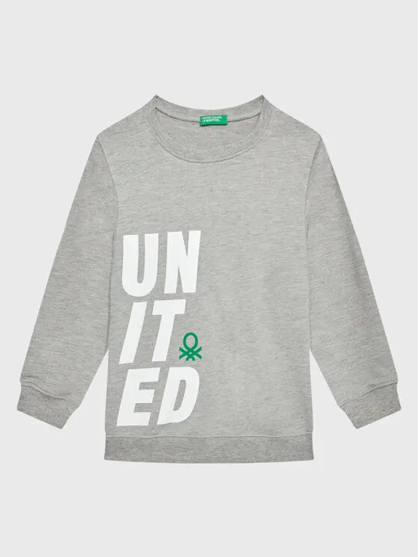 United Colors of Benetton United Colors Of Benetton Majica dugih rukava 3JLXC107Q Siva Regular Fit