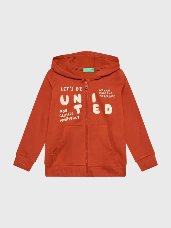 United Colors of Benetton United Colors Of Benetton Majica dugih rukava 3JLXG501E Crvena Regular Fit