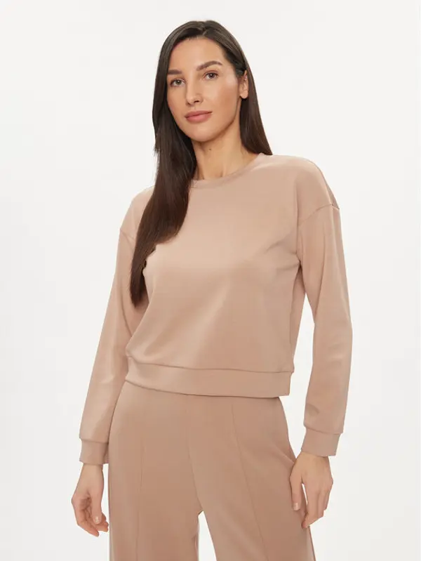 United Colors of Benetton United Colors Of Benetton Majica dugih rukava 3UNN3M05L Bež Relaxed Fit