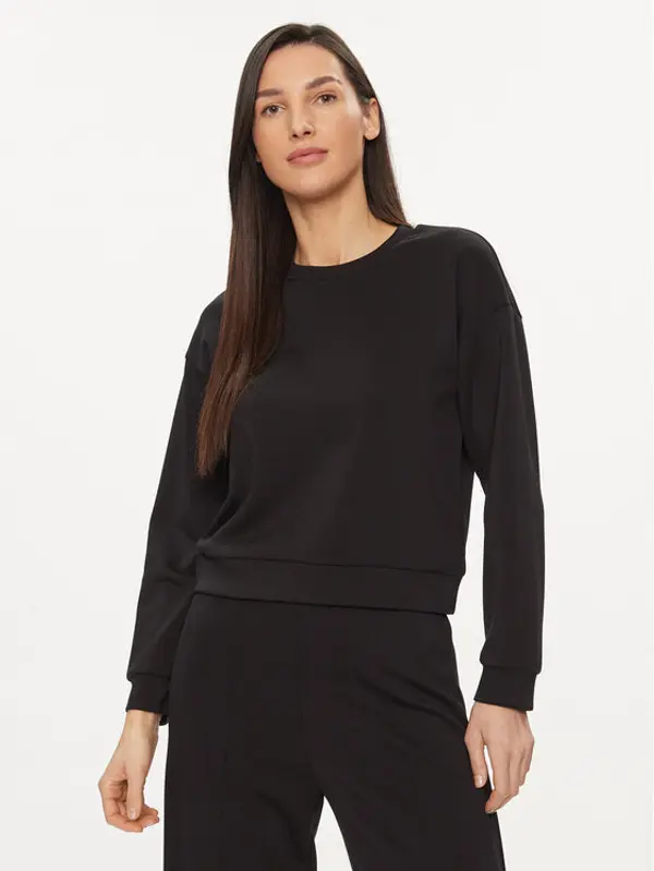 United Colors of Benetton United Colors Of Benetton Majica dugih rukava 3UNN3M05L Crna Relaxed Fit