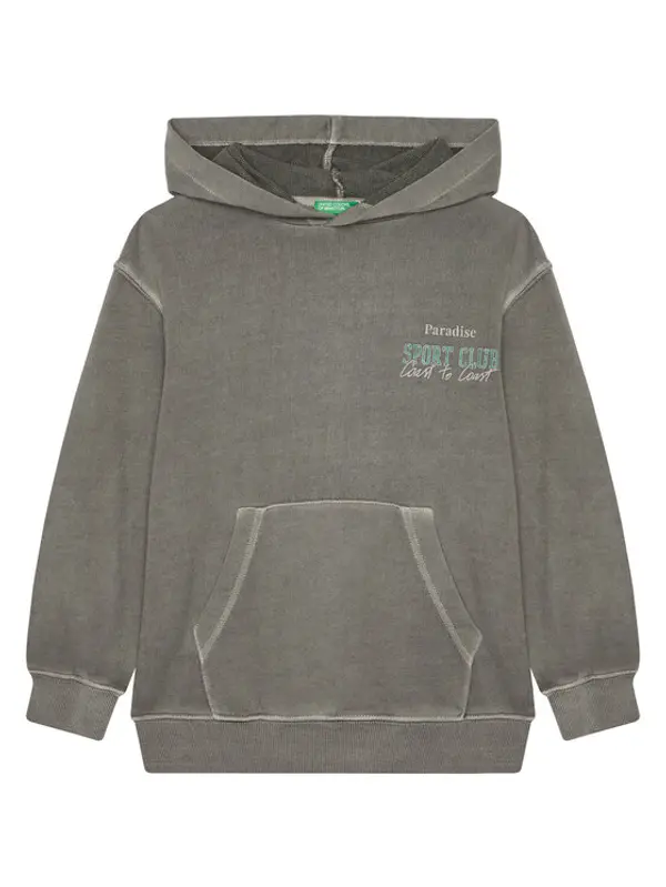United Colors of Benetton United Colors Of Benetton Majica dugih rukava 3WITC204G Siva Relaxed Fit