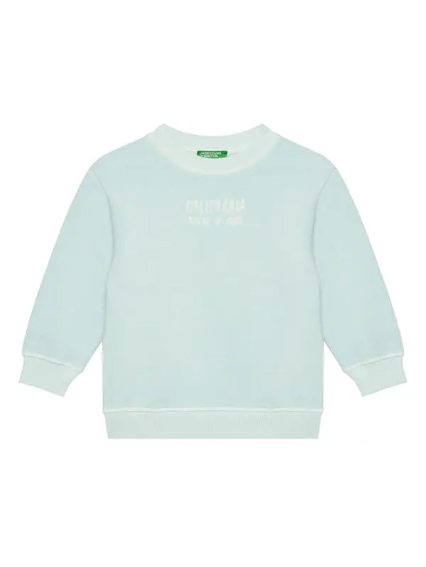 United Colors of Benetton United Colors Of Benetton Majica dugih rukava 3WITG10J4 Plava Relaxed Fit