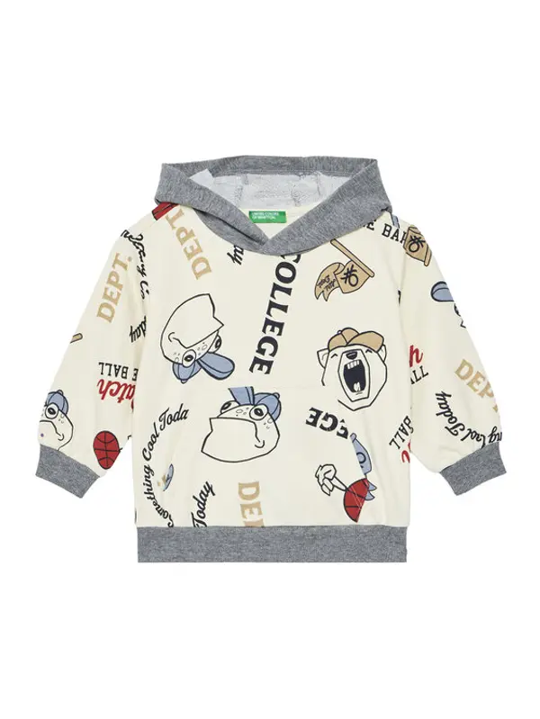 United Colors of Benetton United Colors Of Benetton Majica dugih rukava 3X7YG2017 Bež Relaxed Fit