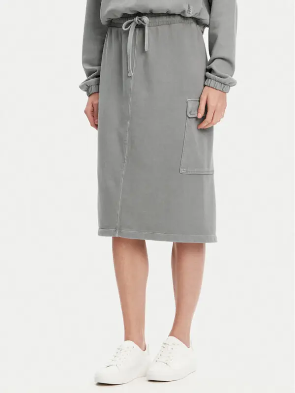 United Colors of Benetton United Colors Of Benetton Midi suknja 39BLD000E Siva Regular Fit
