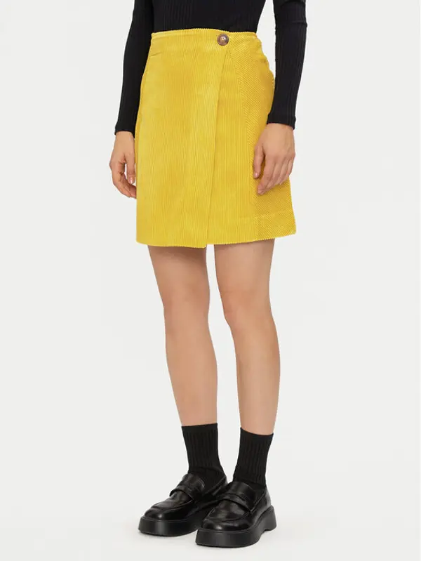 United Colors of Benetton United Colors Of Benetton Mini suknja 4Q5GD0048 Žuta Regular Fit