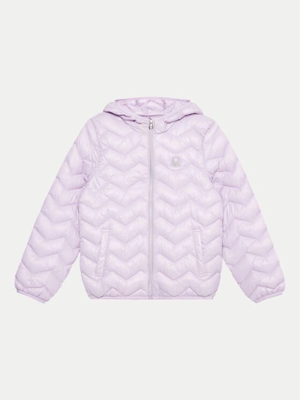 United Colors Of Benetton United Colors Of Benetton Pernata jakna 21INCN04U Ljubičasta Regular Fit