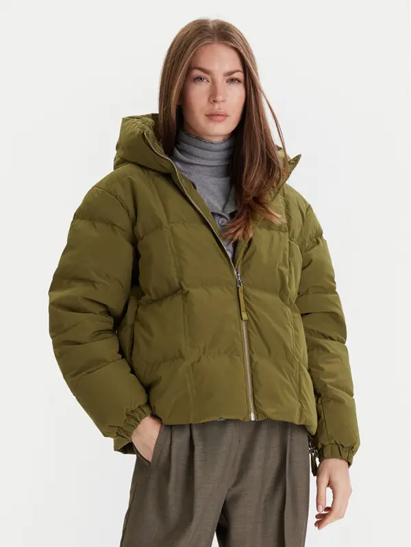 United Colors of Benetton United Colors Of Benetton Pernata jakna 22T6DN086 Zelena Regular Fit