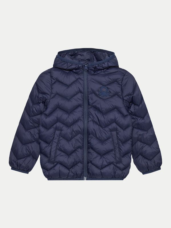 United Colors Of Benetton United Colors Of Benetton Pernata jakna 2TWDGN02V Tamnoplava Regular Fit