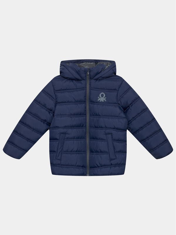 United Colors Of Benetton United Colors Of Benetton Pernata jakna 2WU0CN016 Tamnoplava Regular Fit