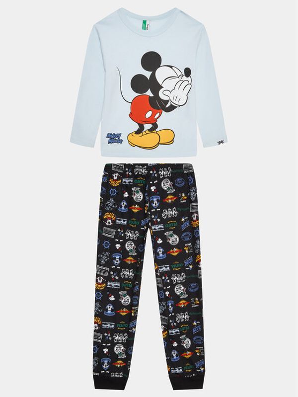 United Colors Of Benetton United Colors Of Benetton Pidžama 3VR50P051 Siva Regular Fit