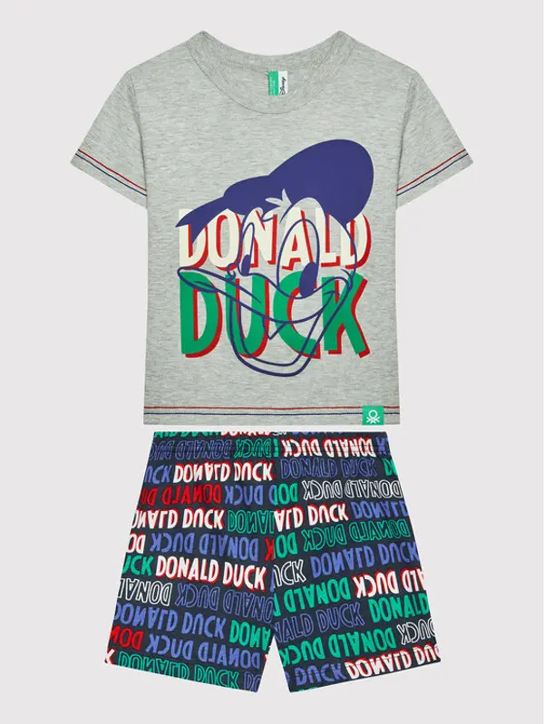 United Colors of Benetton United Colors Of Benetton Pidžama DISNEY 3BVX0P00T Siva Regular Fit