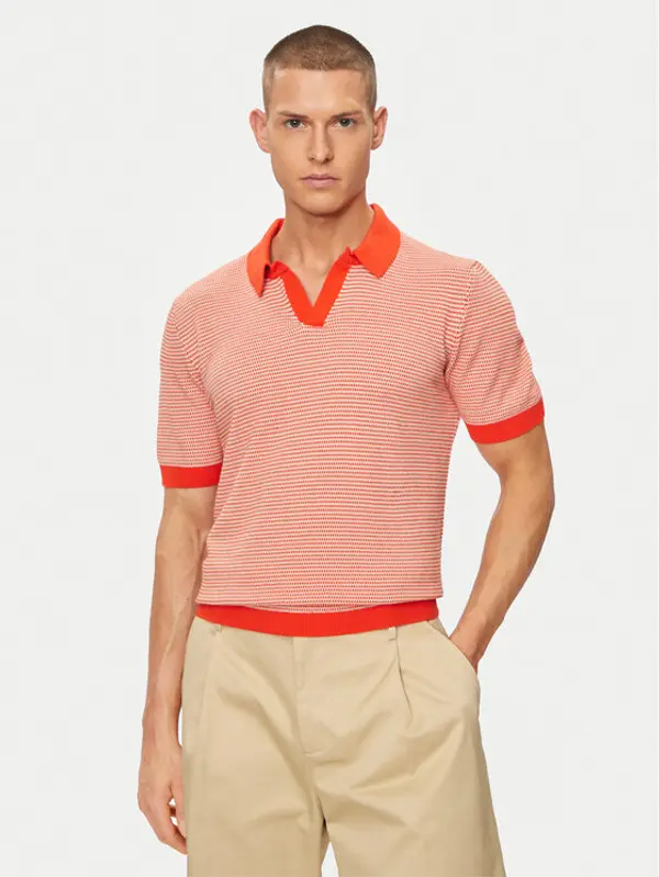 United Colors of Benetton United Colors Of Benetton Polo 1094K3014 Crvena Regular Fit