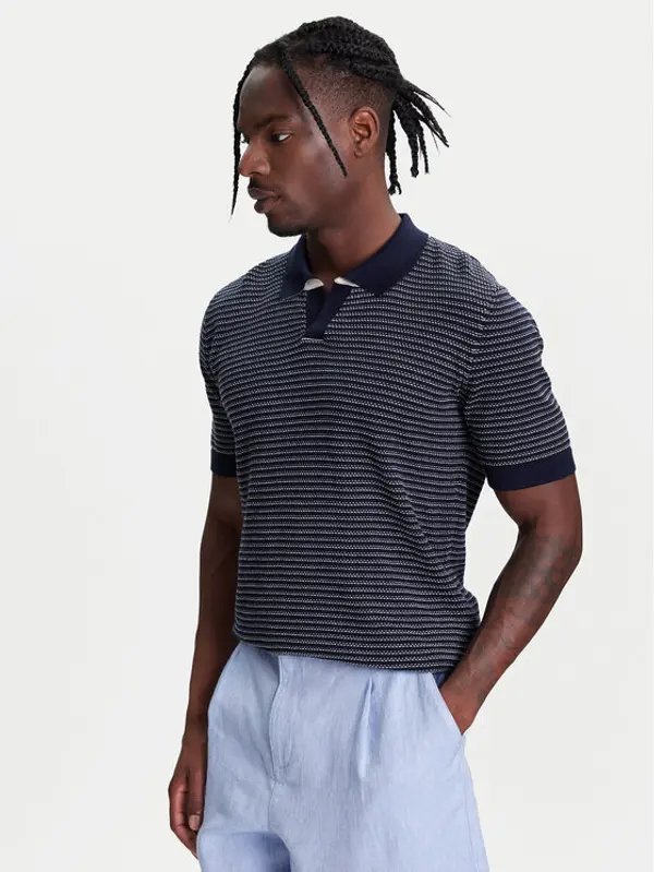 United Colors of Benetton United Colors Of Benetton Polo 1094K301J Tamnoplava Regular Fit