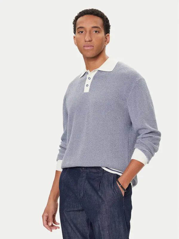 United Colors of Benetton United Colors Of Benetton Polo 10C1K301N Tamnoplava Regular Fit