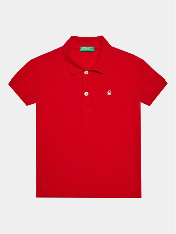 United Colors of Benetton United Colors Of Benetton Polo 3089C300Q Crvena Regular Fit