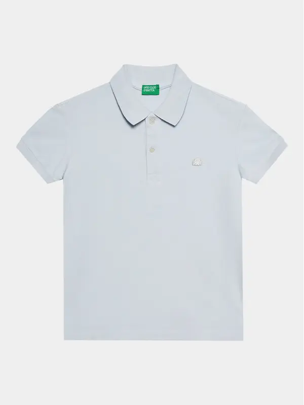United Colors of Benetton United Colors Of Benetton Polo 3089C300Q Svijetloplava Regular Fit