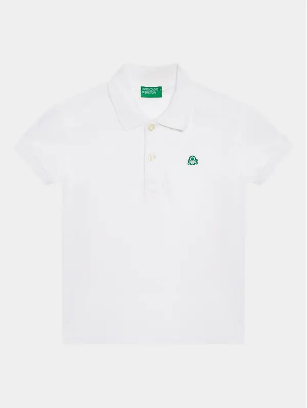 United Colors of Benetton United Colors Of Benetton Polo 3089G3008 Bijela Regular Fit