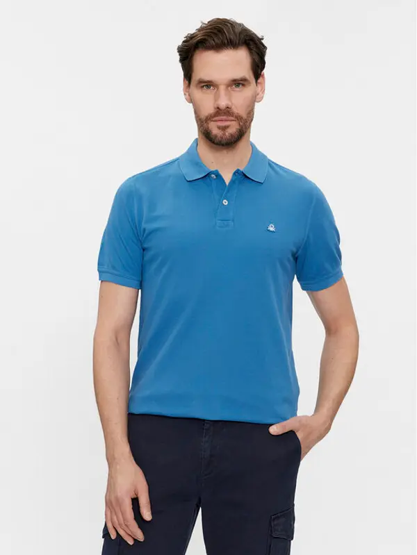 United Colors of Benetton United Colors Of Benetton Polo 3089J3179 Plava Regular Fit