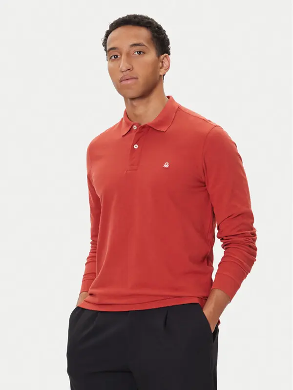 United Colors of Benetton United Colors Of Benetton Polo 3089J3204 Tamnocrvena Regular Fit